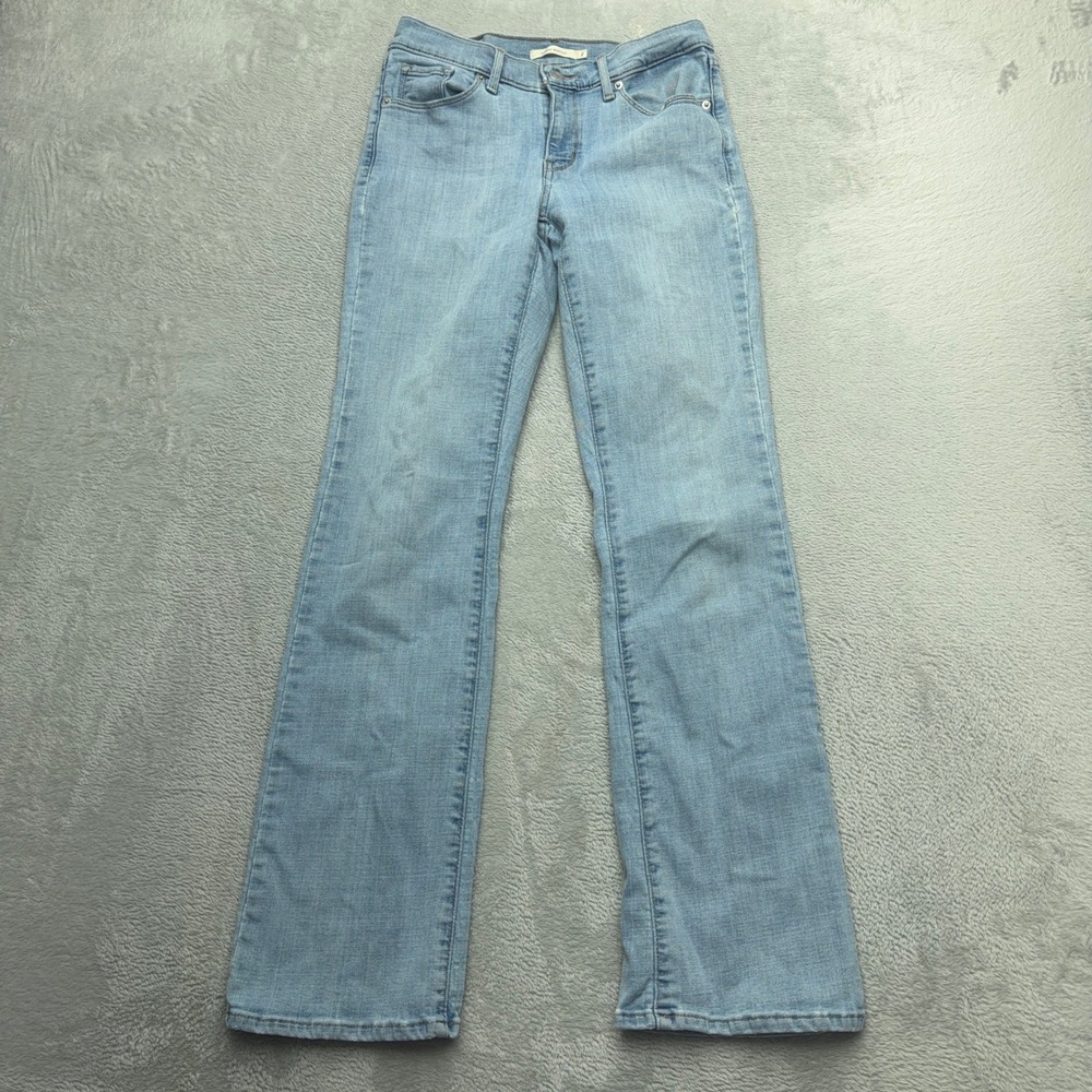 Levi's Jeans Womens 2 Blue Classic Bootcut Light Wash Denim Stretch Mid Rise
